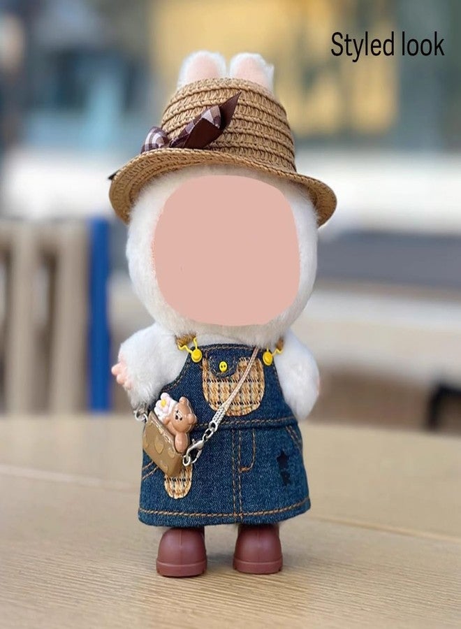 Lunarixel Doll Clothes Set for 15cm 17cm Fantasy Dolls - Hat, Bag, Jeans, Shoes Accessories,Outfit Clothing Set - Image 2